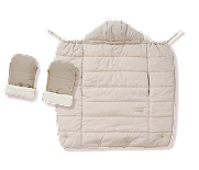 エアバギー 寒さ対策セット（ウォータープロテクト マルチケープ、防寒用ハンドマフ）